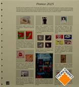 Feuilles France 2025 2e semestre avec plaquettes SAFE DUAL 2925-2