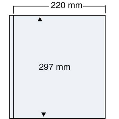 5 feuilles 450 pour classeur Compact A4 Safe