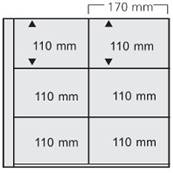 5 feuilles horizontales transparentes 5014 SAFE