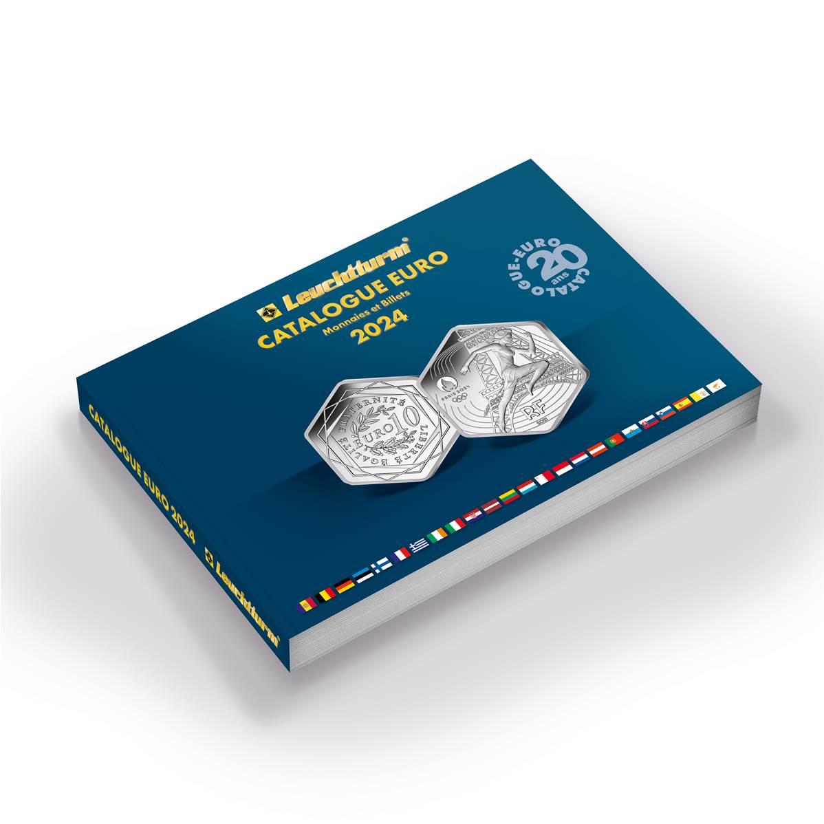 catalogue de cotation des Euro monnaies et billets 2024 Leuchtturm 370198