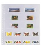 10 feuilles transparentes à 10 poches LINDNER 725