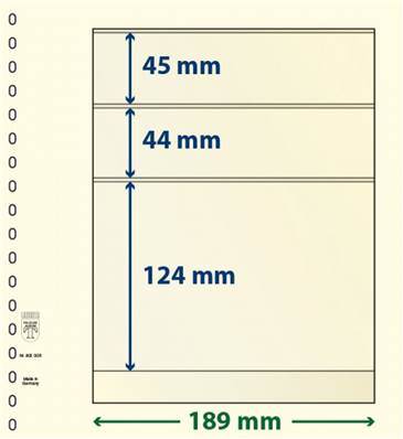 10 feuilles neutres LINDNER T 802305P