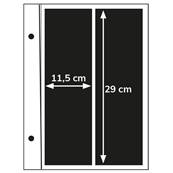 recharge 5 feuilles plastique 2 bandes verticales Futura C20 Yvert&Tellier 1635