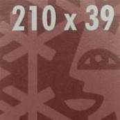25 bandes 210 mm x 39 mm simple soudure fond noir Yvert 18039