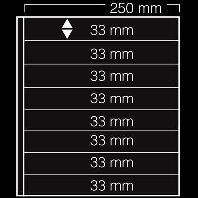 5 Feuilles noires Garant 8 bandes SAFE 738