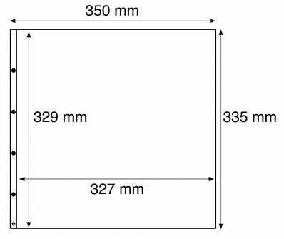 5 feuilles transparentes à 1 case Leuchtturm MAX1C 315694