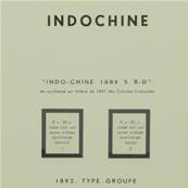 INDOCHINE 1889-1949 avec pochettes MOC 311892