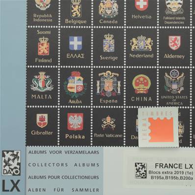 Feuilles Blocs Extras 1e Luxe France 2019 DAVO 53729