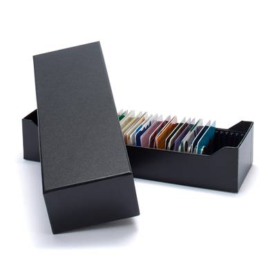 boite logik noire coin cards horizontal Leuchtturm 365163