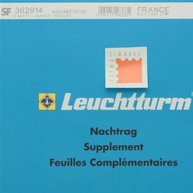 Feuilles France Blocs CNEP 2019 SF Leuchtturm N15 CNEP SF/19 362914