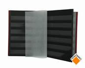 Classeur Perfecta Rouge 32 Pages Noires Petit Modèle Yvert et Tellier 24022