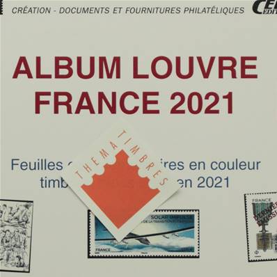 Feuilles France 2021 Album Louvre Edition Ceres FF21