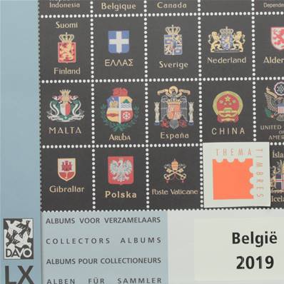 Feuilles Luxe BELGIQUE 2019 1A DAVO