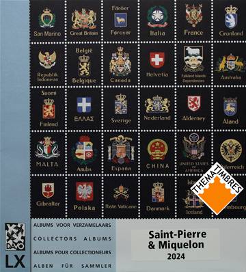 Feuilles Luxe Saint Pierre & Miquelon 2024 DAVO 4054