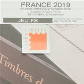 Jeu France Futura FS 2019 2e semestre Yvert et Tellier 134679
