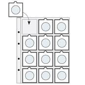 2 recharges caravelle pour monnaies 12 cases de 55 mm Yvert et Tellier 2607