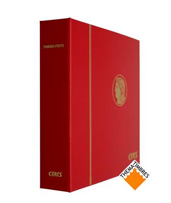 reliure standard 10 Timbres Poste rouge Edition Ceres R010
