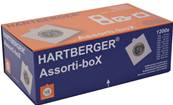 boite de 1200 étuis carton HB autocollants Hartberger 8323 1602