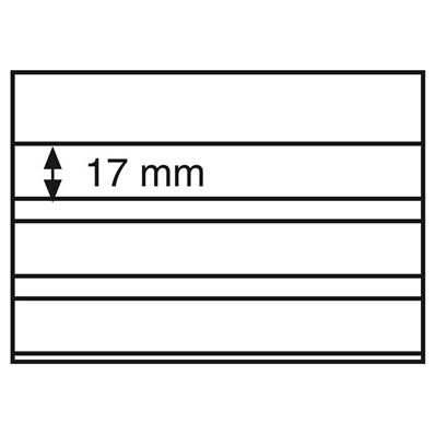 Cartes de classement noires 3 bandes 148 x 105mm PVC 341464