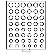 Medaillier fumé pour 6 séries euros Leuchtturm 303198
