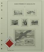 Feuilles Saint Pierre et Miquelon avec pochettes 2018 MOC 360863
