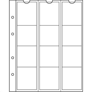 5 feuilles Numis 44 à  12 cases 44 mm Leuchtturm NH12 315584