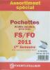 Assortiment pochettes 1er semestre 2011 pour Futura FS FO Yvert et Tellier 18710